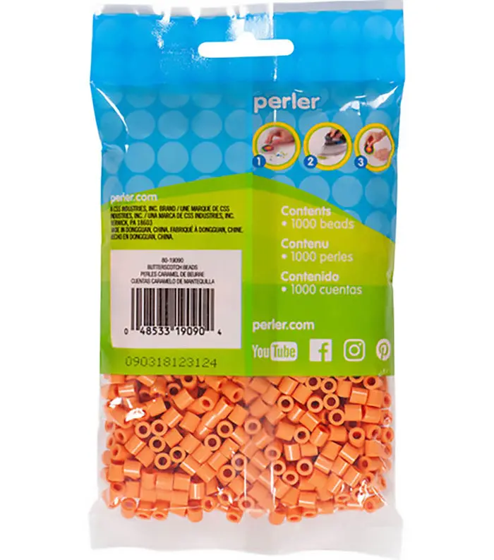 1779681598842440-1.webp 1,000 Perler Beads - Butterscotch - Image 1