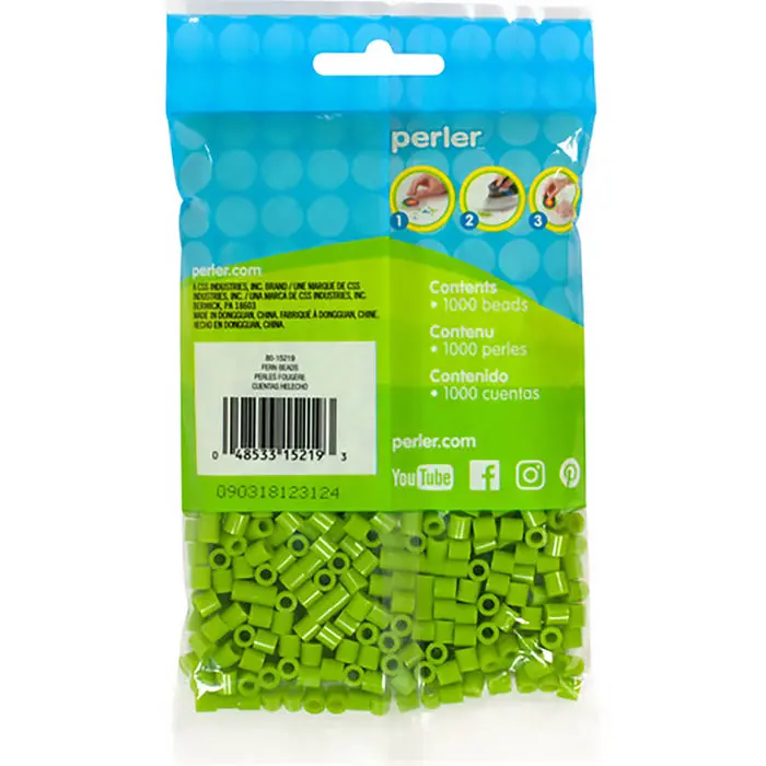 1779681605288387-1.webp 1,000 Perler Beads - Fern - Image 1