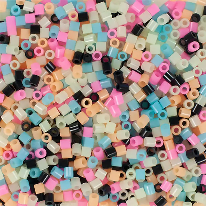 1779681608243485-1.webp 1,000 Perler Beads - Glow in the Dark Mix - Image 1