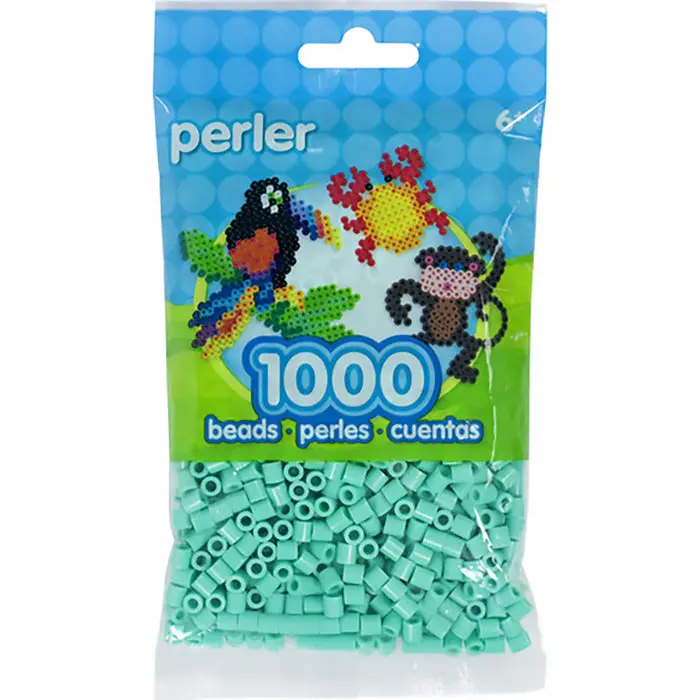 1779681611427845-1.webp 1,000 Perler Beads - Light Green - Image 1