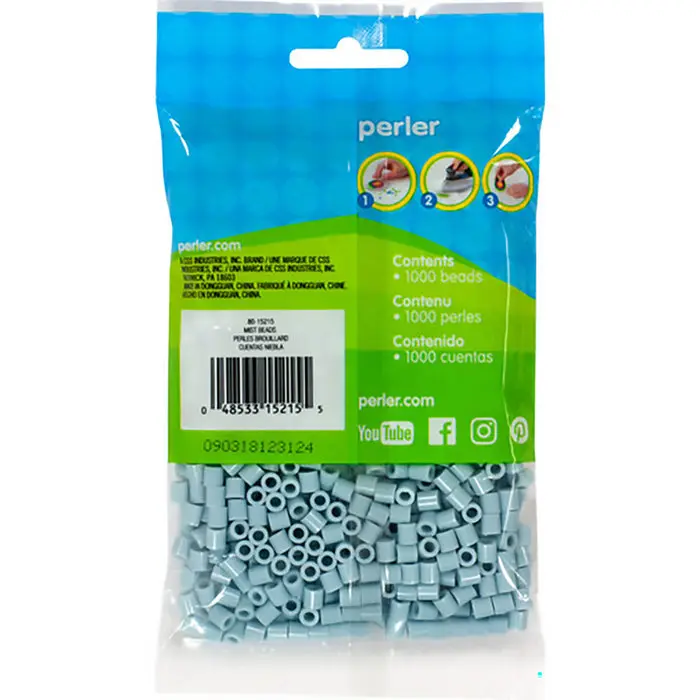 1779681612605696-1.webp 1,000 Perler Beads - Mist - Image 1