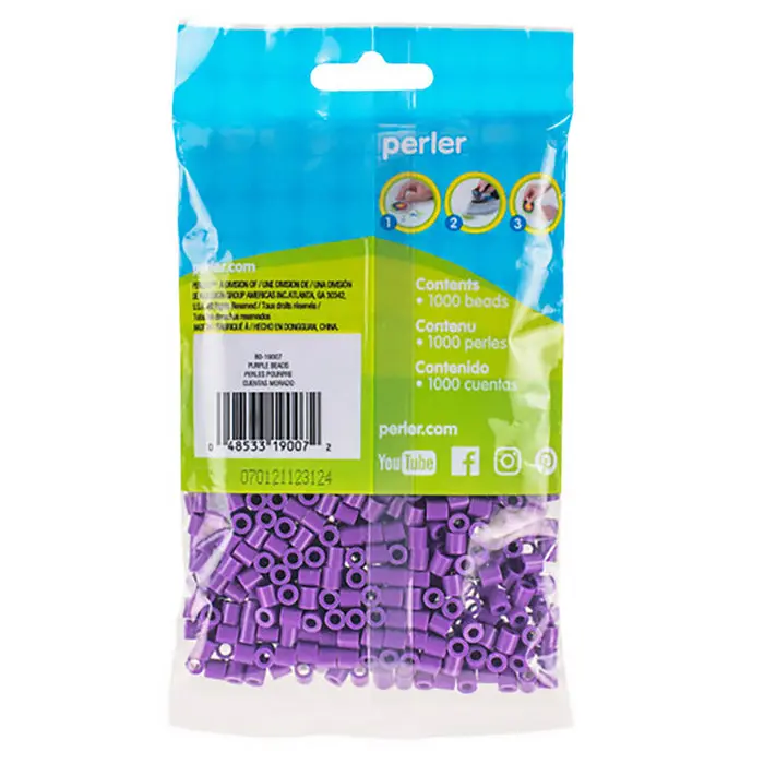 1779681618502097-1.webp 1,000 Perler Beads - Purple - Image 1