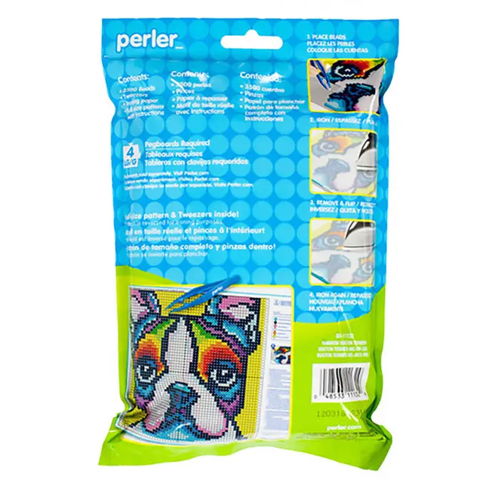 1779681652588081-1.webp Perler Rainbow Boston Terrier Activity Kit - Image 1