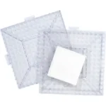 Biggie Beads Clear Pegboards - 2 Ct