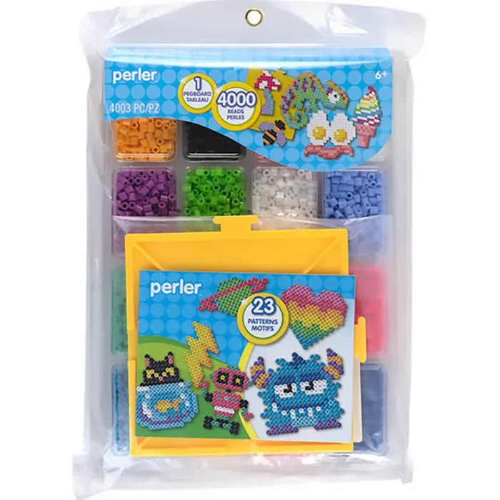 1779681663286747-1.webp Deluxe Perler Bead Tray with Pegboard - Image 1