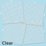 Large Clear Square Pegboards - 4 Ct - Image 3