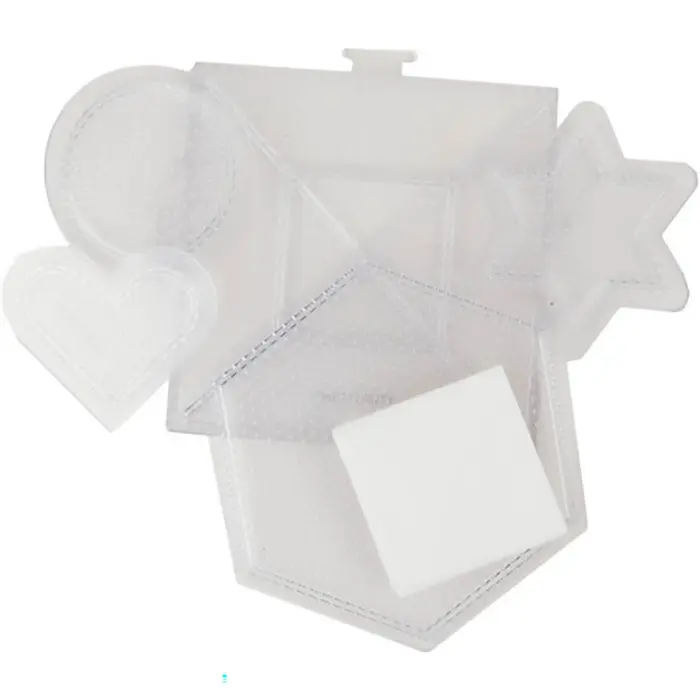 1779681668436744-1.webp Small & Large Basic Shapes Clear Pegboards - 5 Ct - Image 1