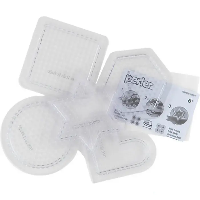 1779681668801472-1.webp Small Basic Shapes Clear Pegboards - 5 Ct - Image 1